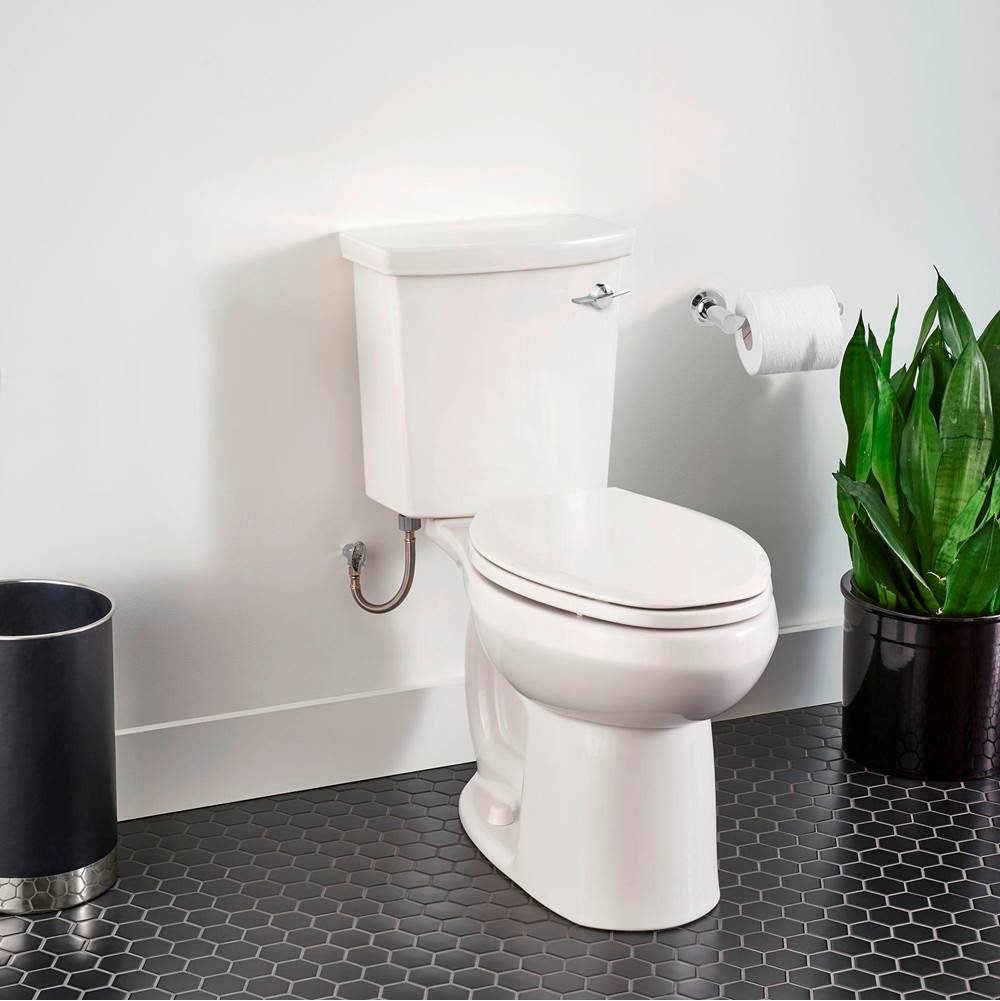 American Standard H2Option® ADA Two-Piece Dual Flush 1.28 gpf/4.8 Lpf and 0.92 gpf/3.5 Lpf Chair Height Right-Hand Trip Lever Elongated Toilet Less Seat