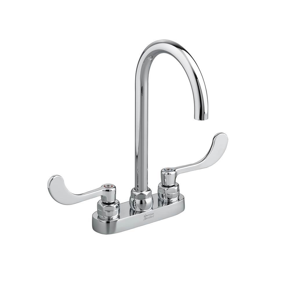 American Standard Monterrey® 4-Inch Centerset Gooseneck Faucet With 6-inch Wrist Blade Handles 1.5 gpm/5.7 Lpm