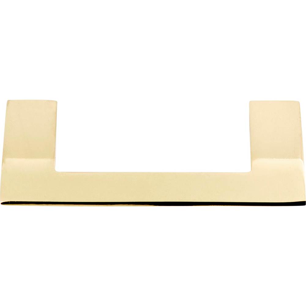 Atlas Angled Drop Pull 3 Inch (c-c) French Gold