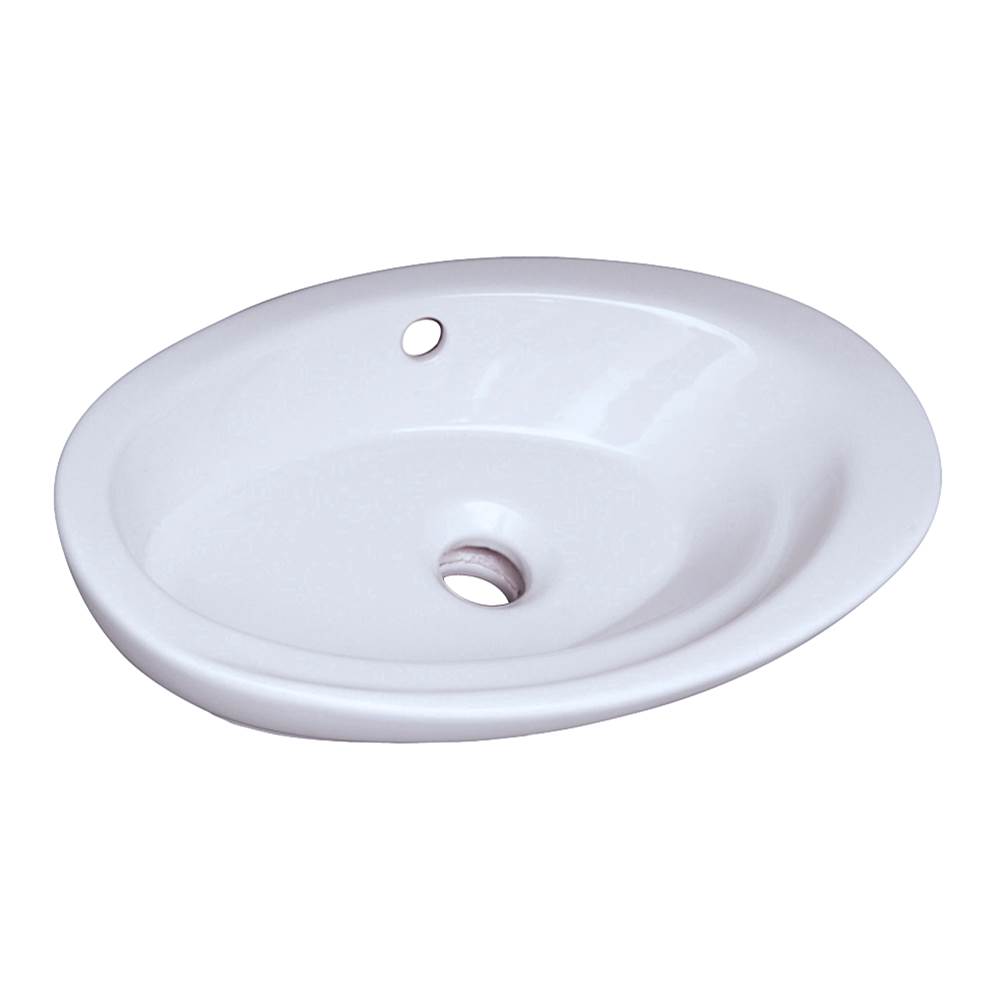 Barclay Infinity Above Counter Basin23'' - White