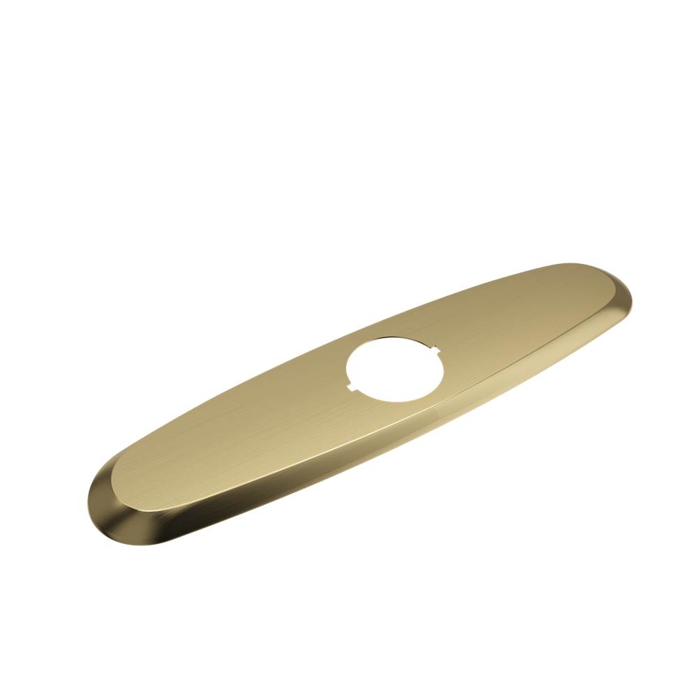 BOCCHI Traditional Kitchen Faucet Deck Plate Oval Brushed Gold
