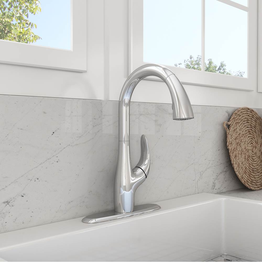 BOCCHI Pagano 2.0 Pull-Down Kitchen Faucet in Chrome