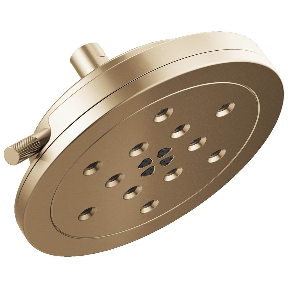 Brizo Litze® 8'' H2Okinetic<sup>®</sup> Round Multi-Function Wall Mount Showerhead