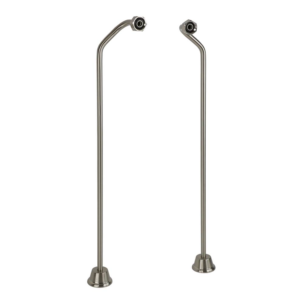 Cahaba Designs 1/2 in. x 24 in. Double Offset Bath Supplies in Satin Nickel