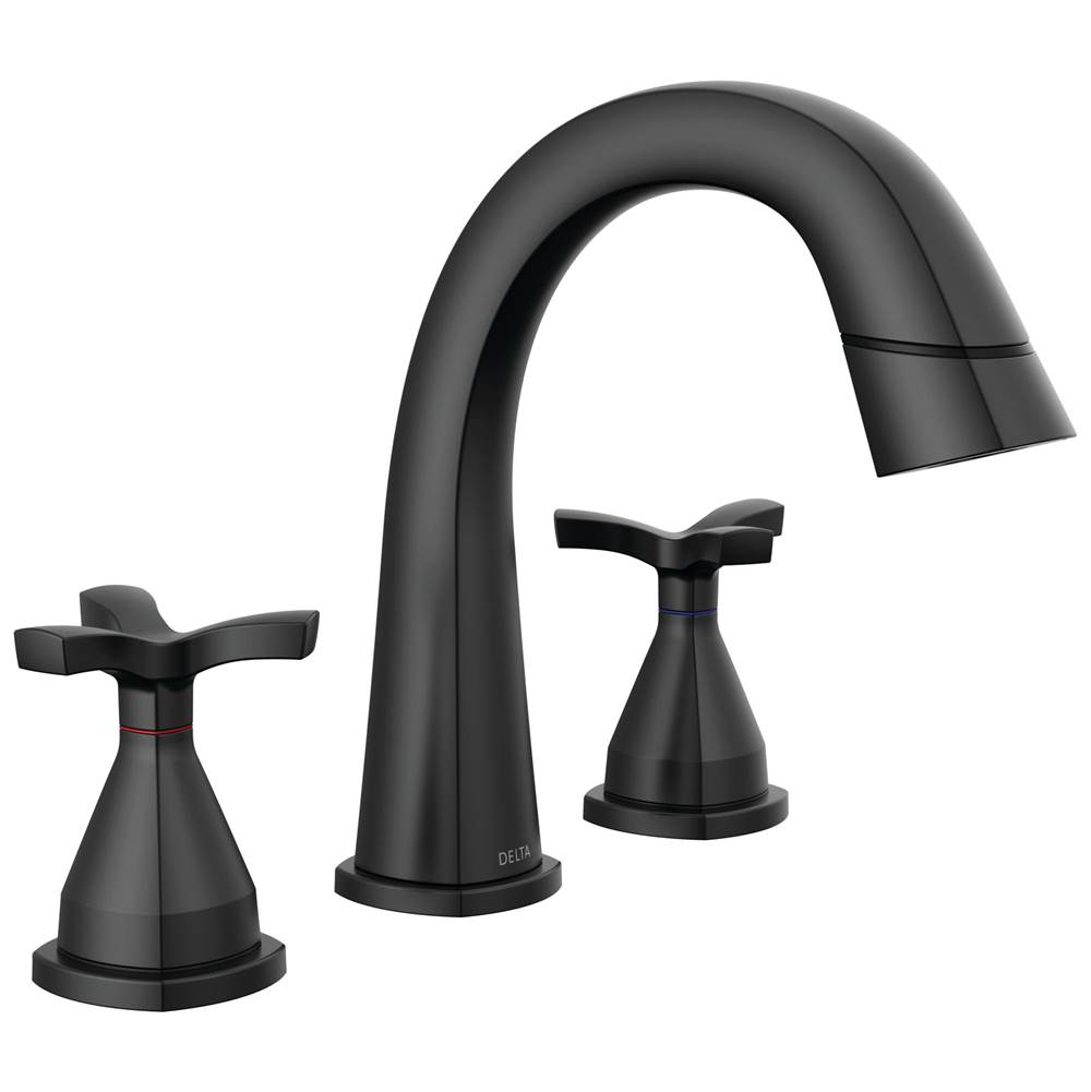Delta Faucet Stryke® Two Handle Widespread Pull Down Bathroom Faucet