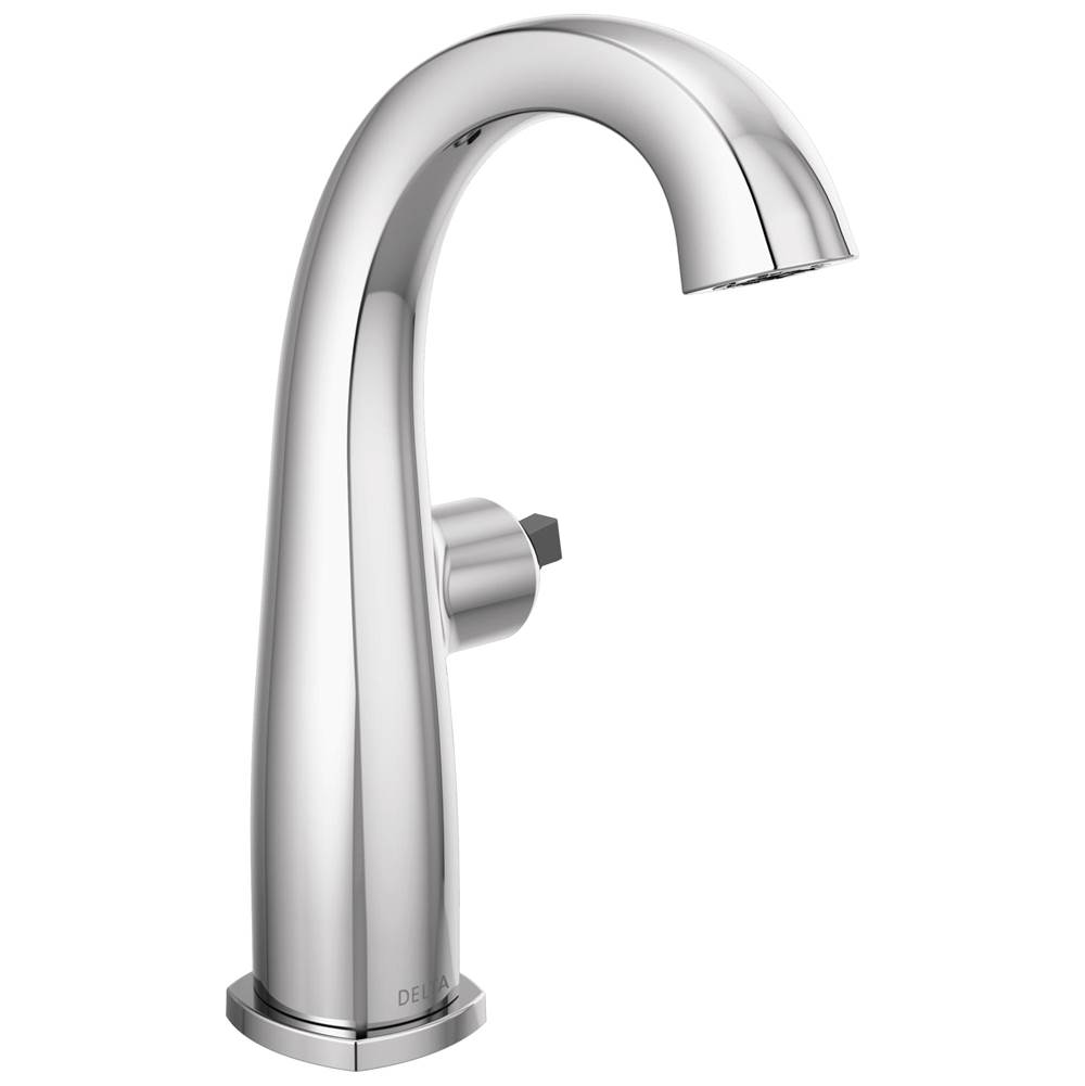 Delta Faucet Stryke® Single Handle Mid-Height Bathroom Faucet - Less Handle