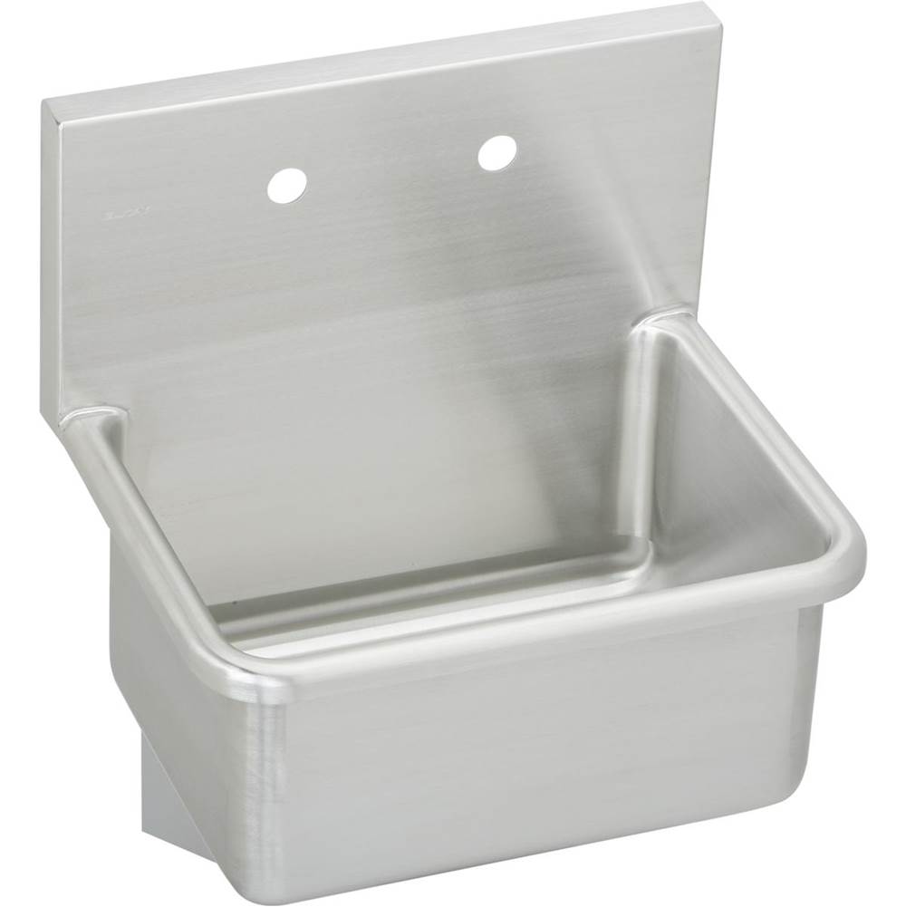 Elkay Stainless Steel 23'' x 18-1/2'' x 12, Wall Hung Service Sink
