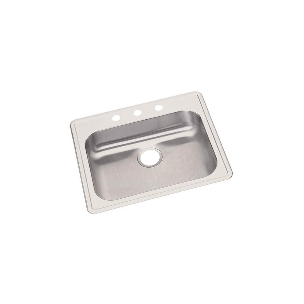 Elkay Dayton Stainless Steel 25'' x 22'' x 5-3/8'', Single Bowl Drop-in Sink