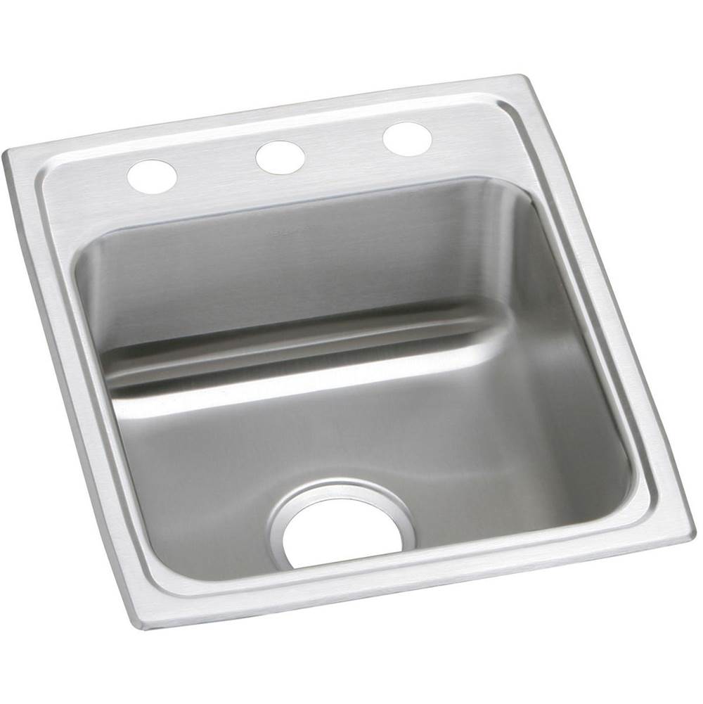 Elkay Celebrity Stainless Steel 17'' x 20'' x 7-1/8'', 2-Hole Single Bowl Drop-in Sink