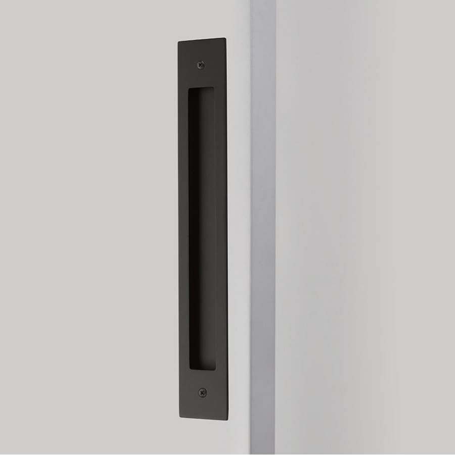 Emtek Modern Rectangular Flush Pull for Door Pull, 8'' C-C, US19
