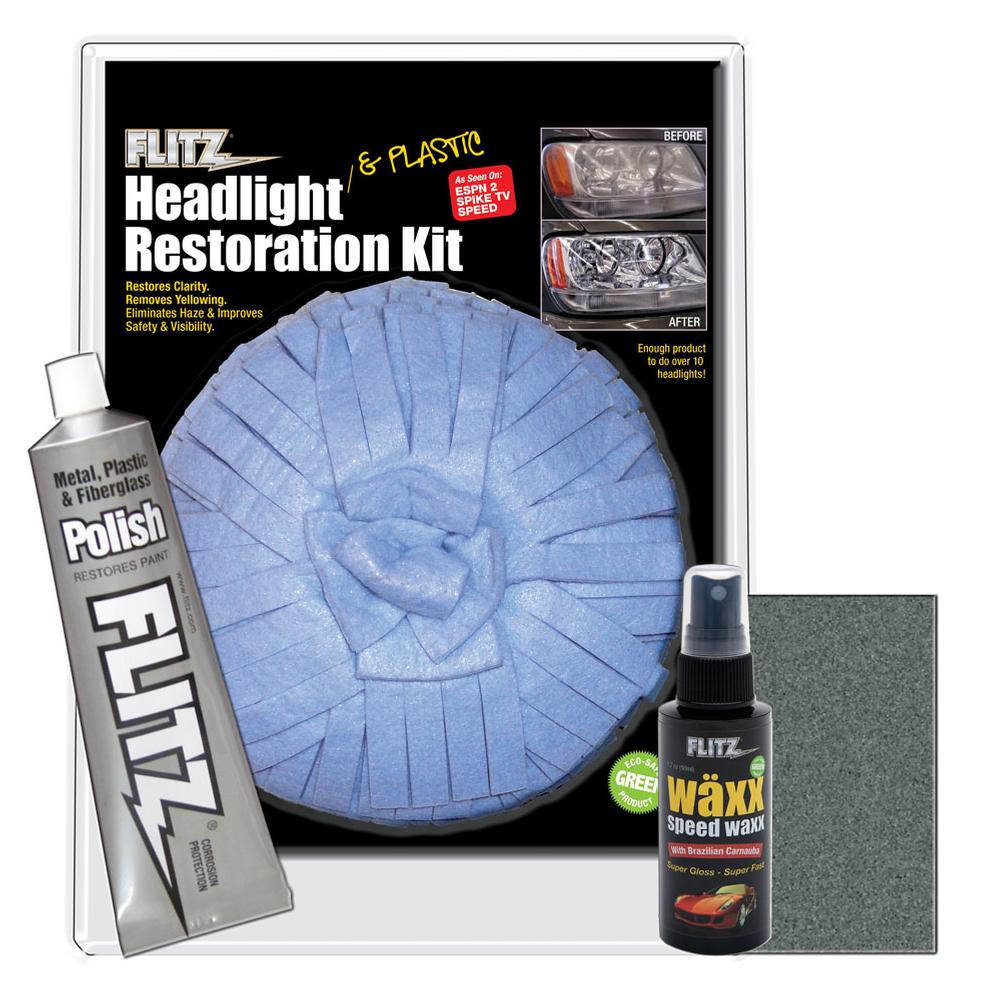 Flitz Headlight Restoration Kit - Restores Up To 10 Plus Headlights!