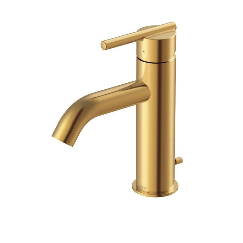 Gerber Plumbing Parma 1H Lavatory Faucet w/ Metal Pop-Up Drain & Optional Deck Plate Included 1.2gpm Brushed Bronze