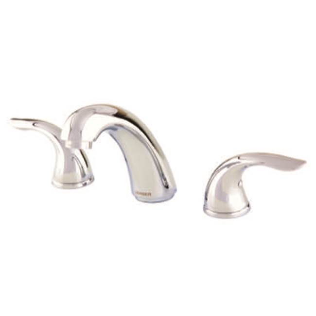 Gerber Plumbing Viper 2H Widespread Lavatory Faucet w/ Metal Touch Down Drain 1.2gpm Chrome