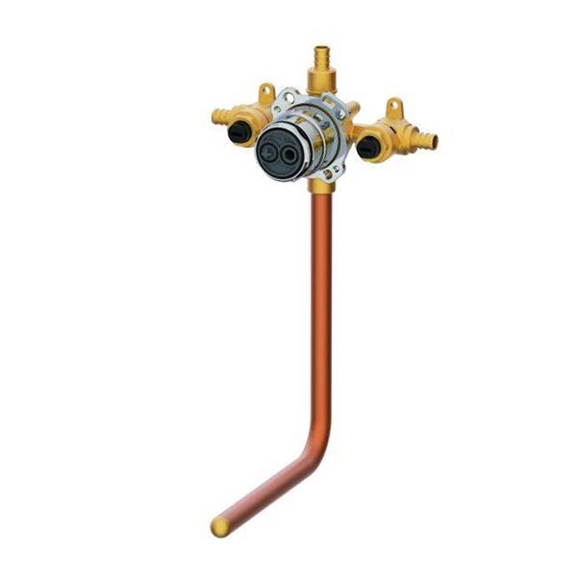 Gerber Plumbing Treysta Tub & Shower Valve- Horizontal Inputs WITH Stops WITH Stub-out - IPS/Sweat