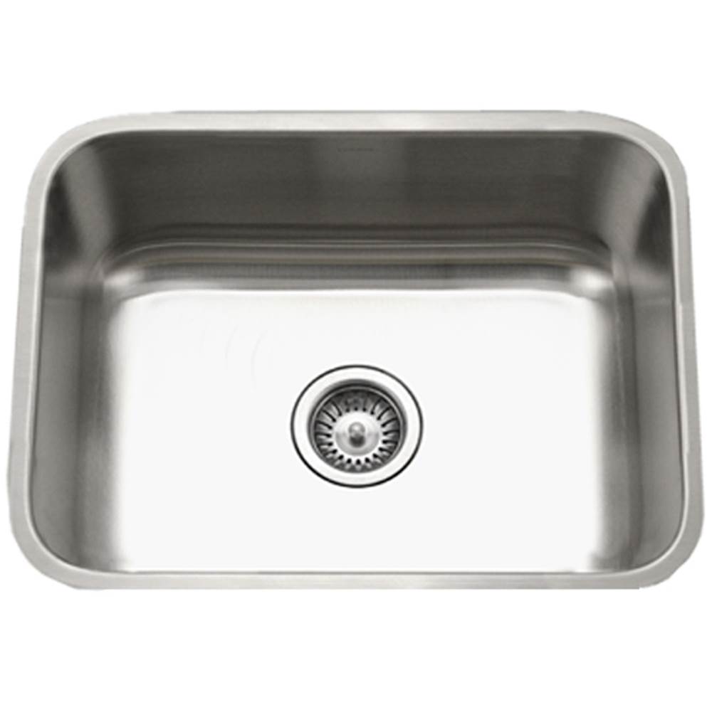Hamat Undermount Stainless Steel Single Bowl Kitchen Sink, 18 Gauge