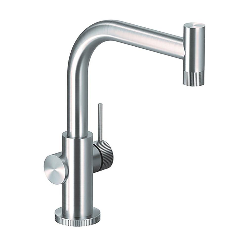 Hamat Contemporary Bar Faucet in Brushed Stainless Steel