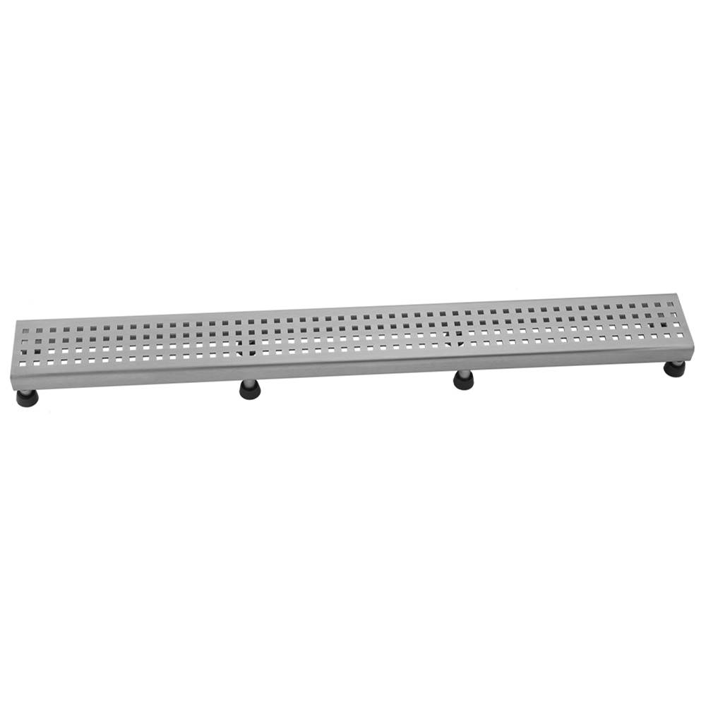 Jaclo 42'' Channel Drain Square Dotted Grate
