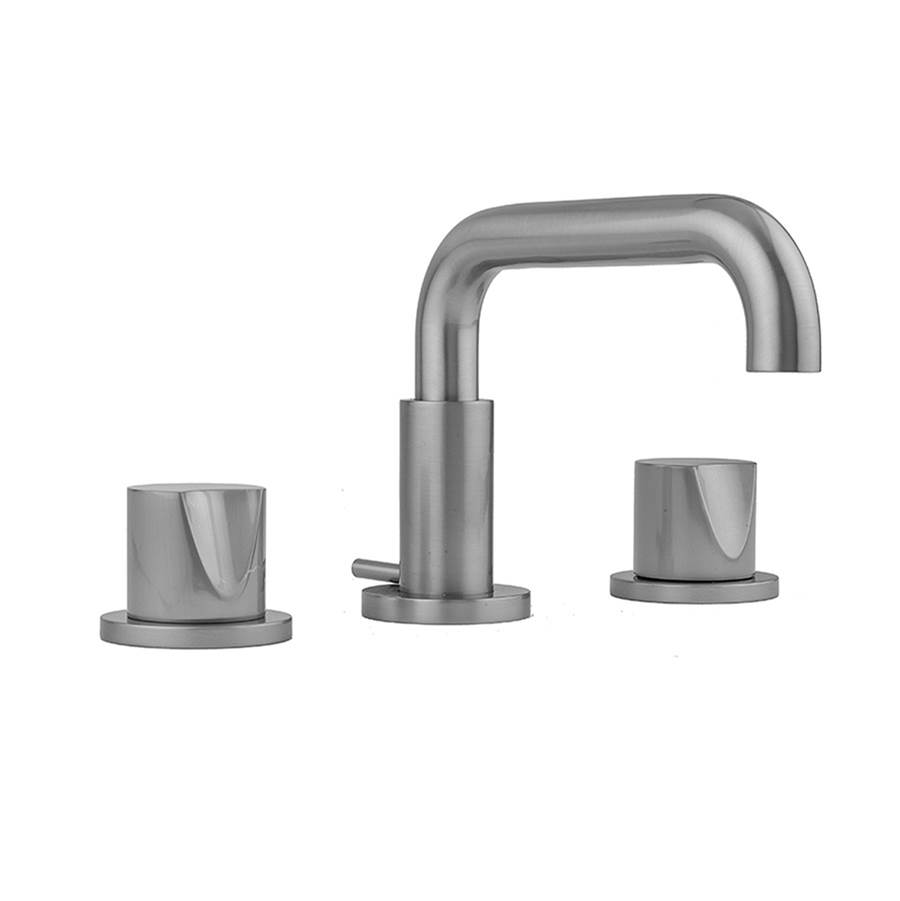 Jaclo Downtown  Contempo Faucet with Round Escutcheons & Thumb Handles -1.2 GPM