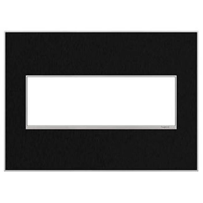 Legrand Black Stainless, 3-Gang Wall Plate