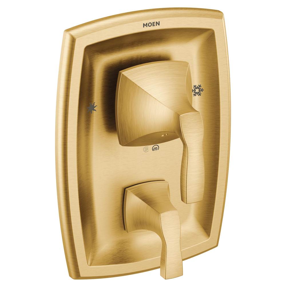 Moen Voss Posi-Temp with Built-in 3-Function Transfer Valve Trim Kit, Valve Required, Brushed Gold