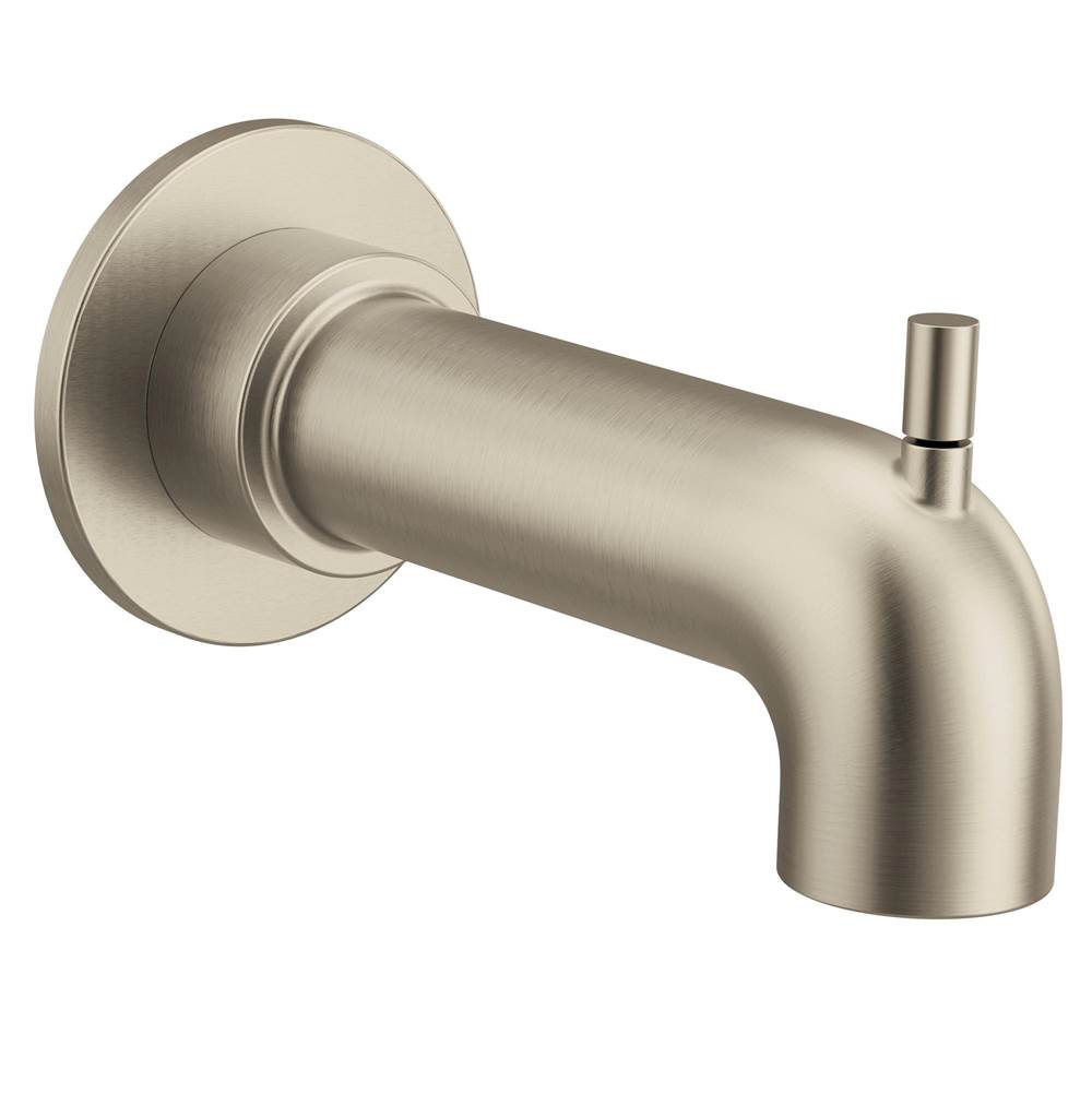 Moen Cia Diverter Tub Spout with Slip-fit CC Connection in Brushed Nickel