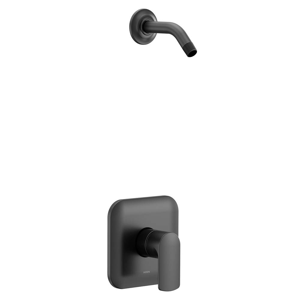 Moen Rizon M-CORE 2-Series 1-Handle Shower Trim Kit in Matte Black (Valve Sold Separately)