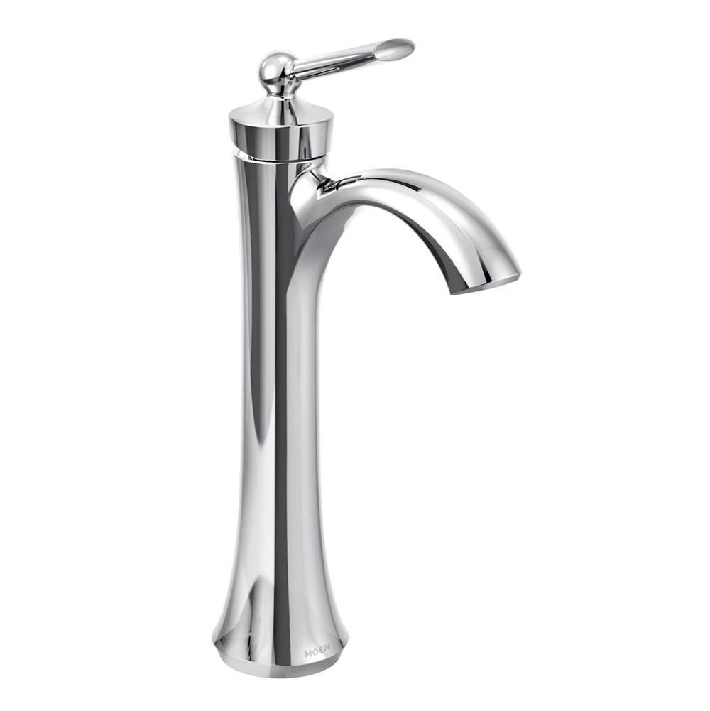 Moen Wynford One-Handle High Arc Vessel Sink Bathroom Faucet, Chrome