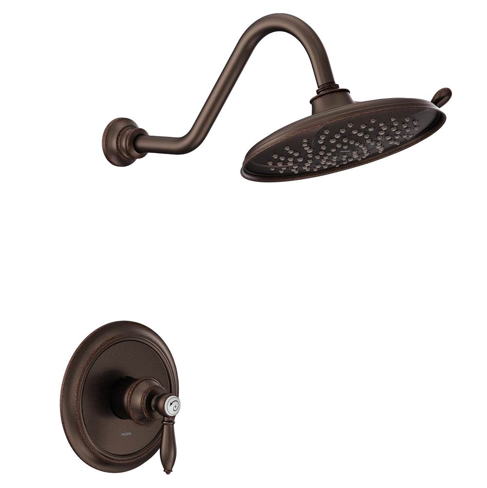 Moen Weymouth M-CORE 2-Series Eco Performance 1-Handle Shower Trim Kit in Oil Rubbed Bronze (Valve Sold Separately)
