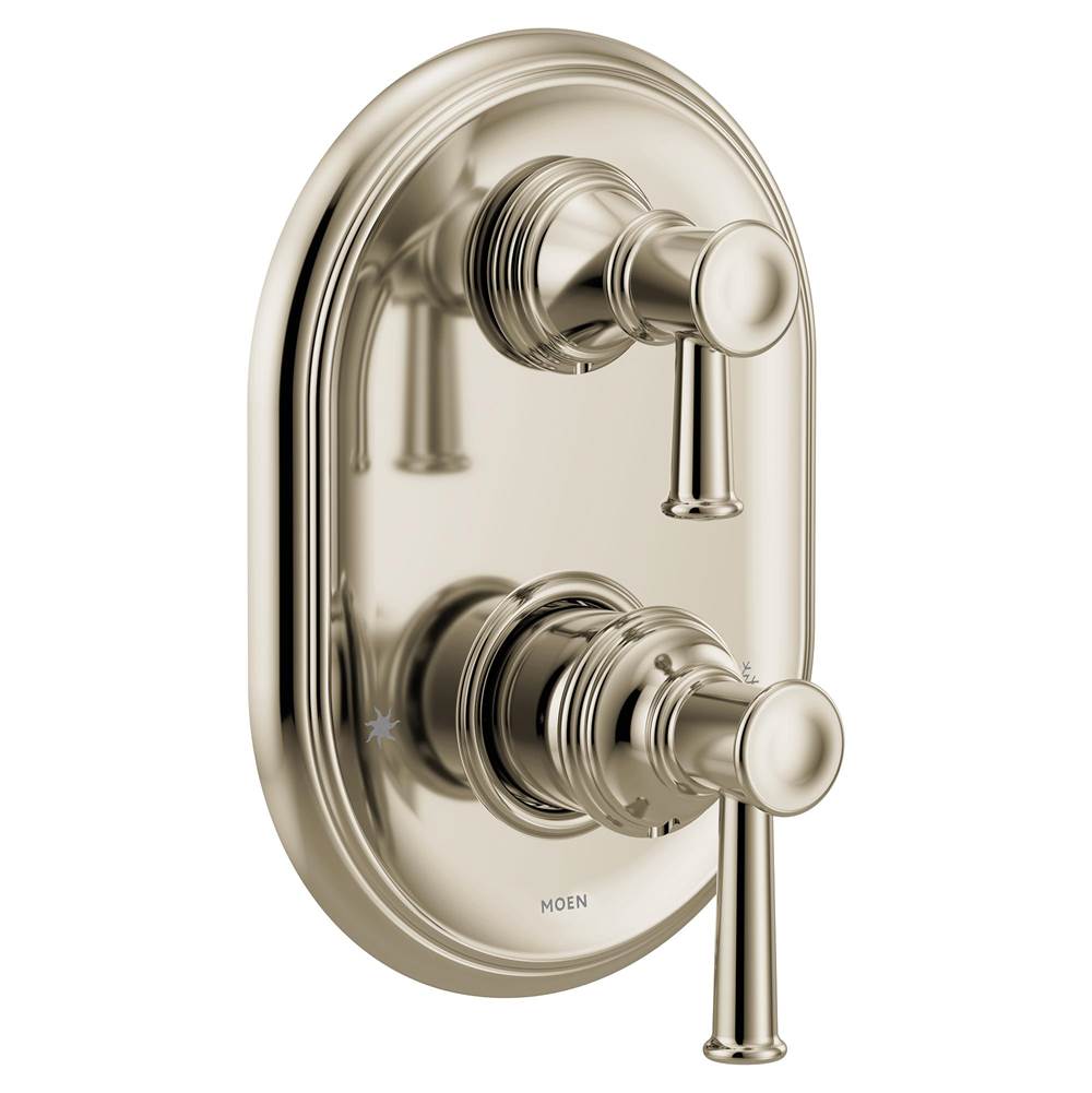 Moen Belfield M-CORE 3-Series 2-Handle Shower Trim with Integrated Transfer Valve in Polished Nickel (Valve Sold Separately)