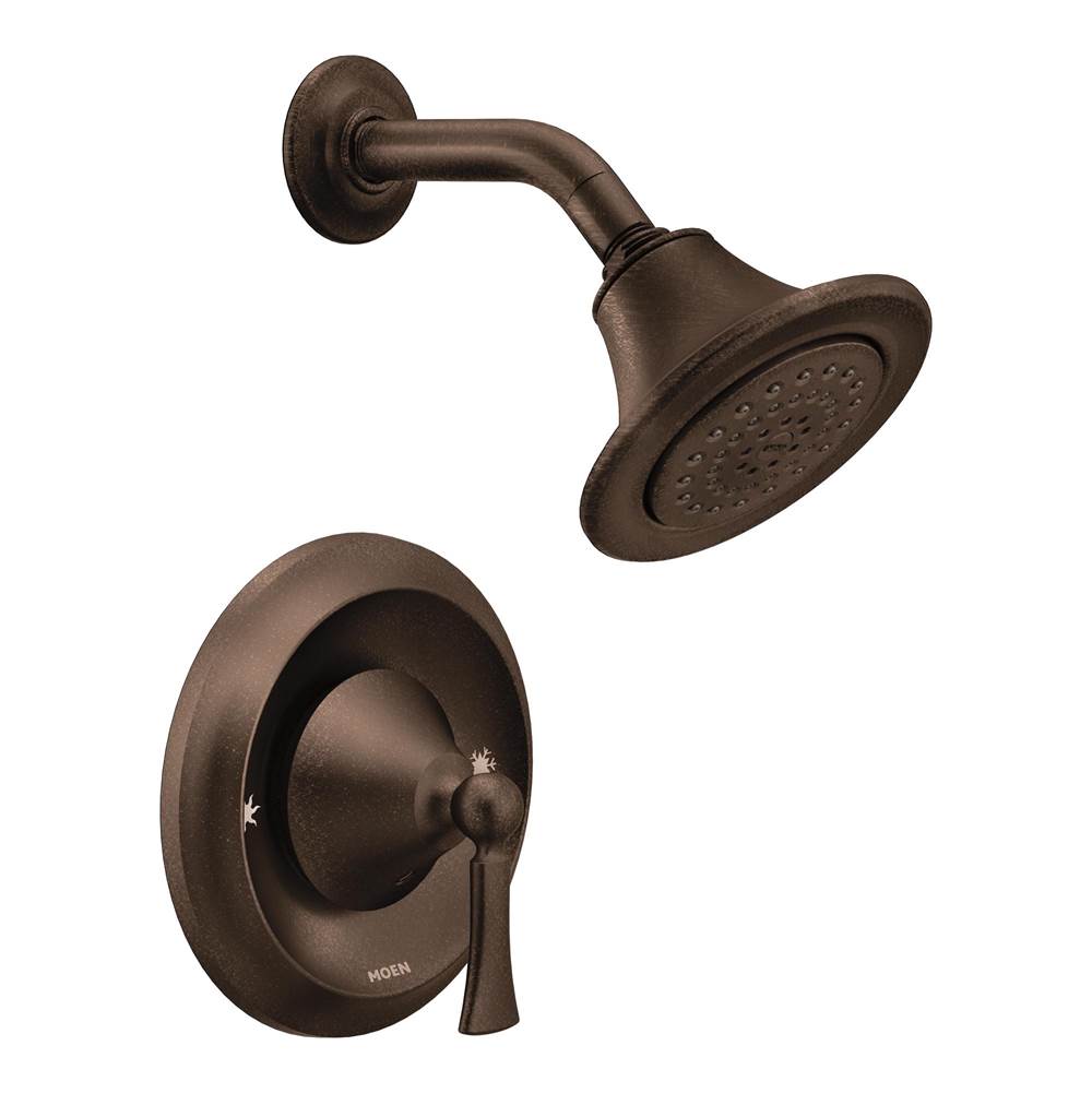 Moen Wynford Single-Handle 1-Spray Posi-Temp Shower Faucet Trim Kit in Oil Rubbed Bronze (Valve Sold Separately)