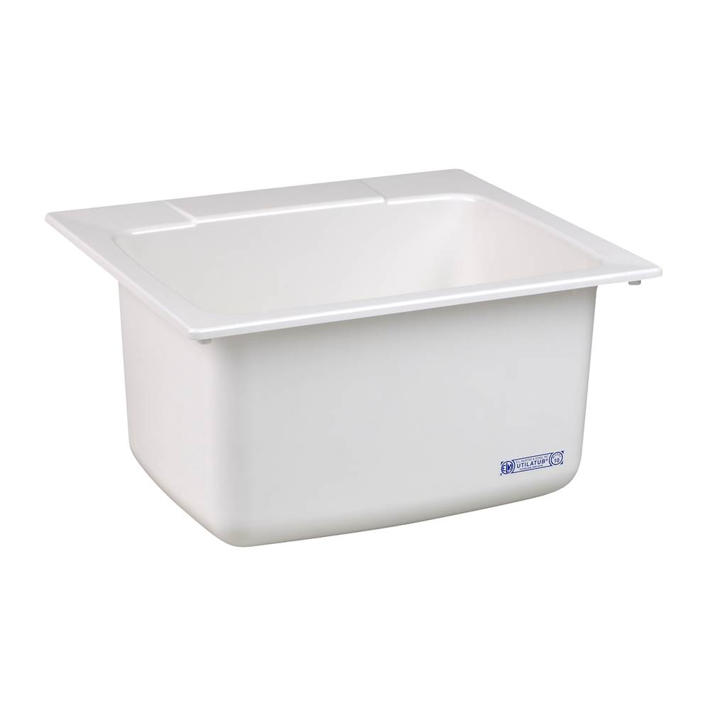 Mustee And Sons Utility Sink, 22''x25'', White