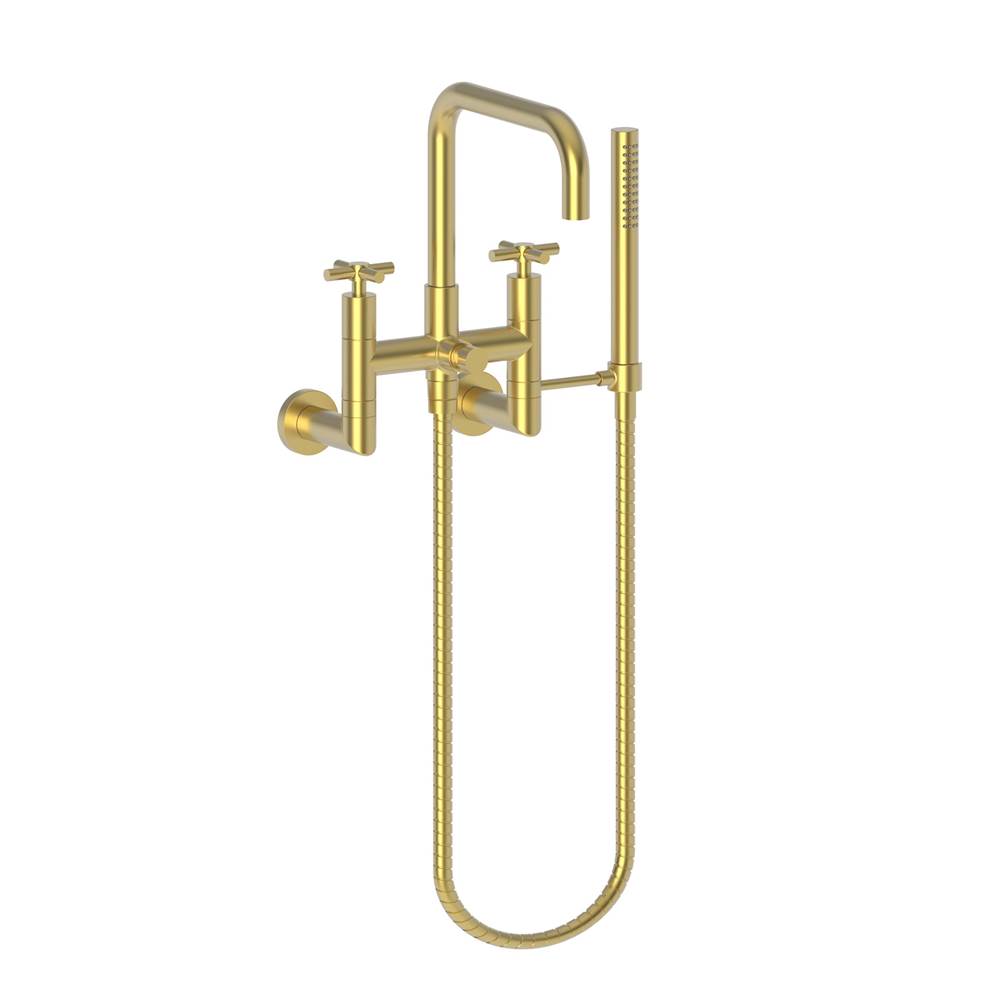 Newport Brass Exposed Tub & Hand Shower Set - Wall Mount
