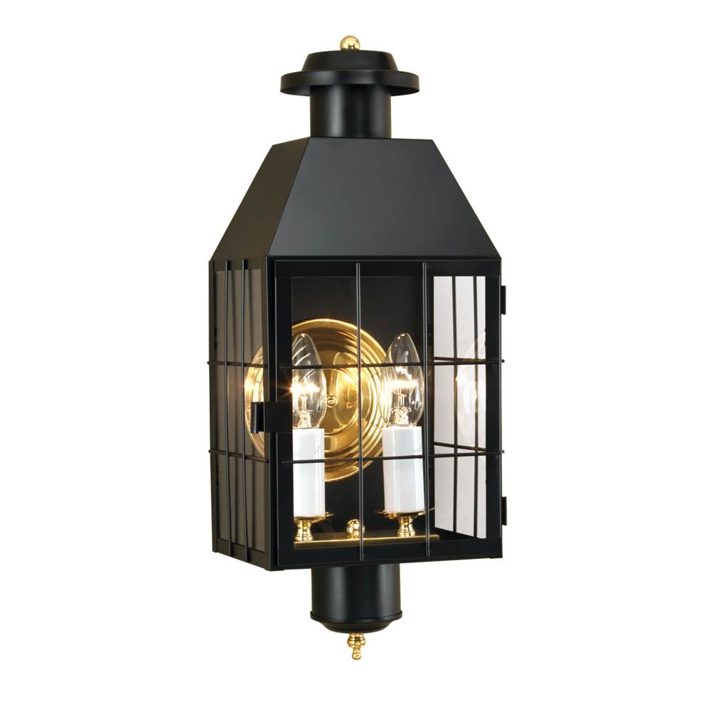 Norwell American Heritage Outdoor Wall Light - Black