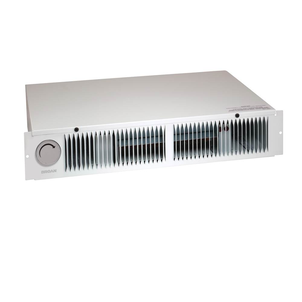 Broan Nutone Kickspace Heater, White, 1500 W 240 VAC, 750/1500 W 120 VAC, with built-in thermostat