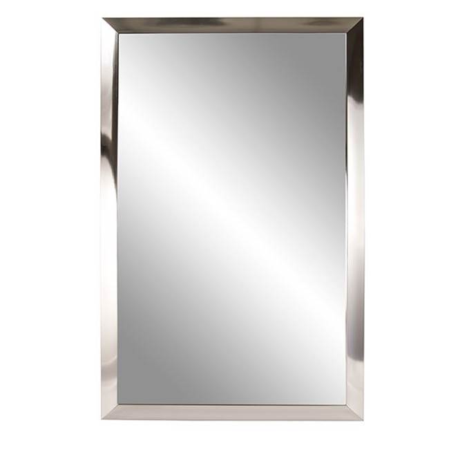 Jensen Medicine Cabinets Framed Mirror 30X36 Chrome Contemporary