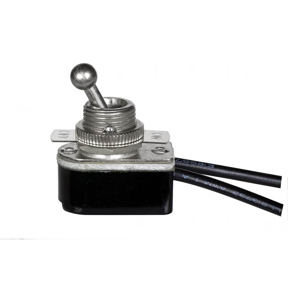 Satco Nickel On/Off Toggle Switch