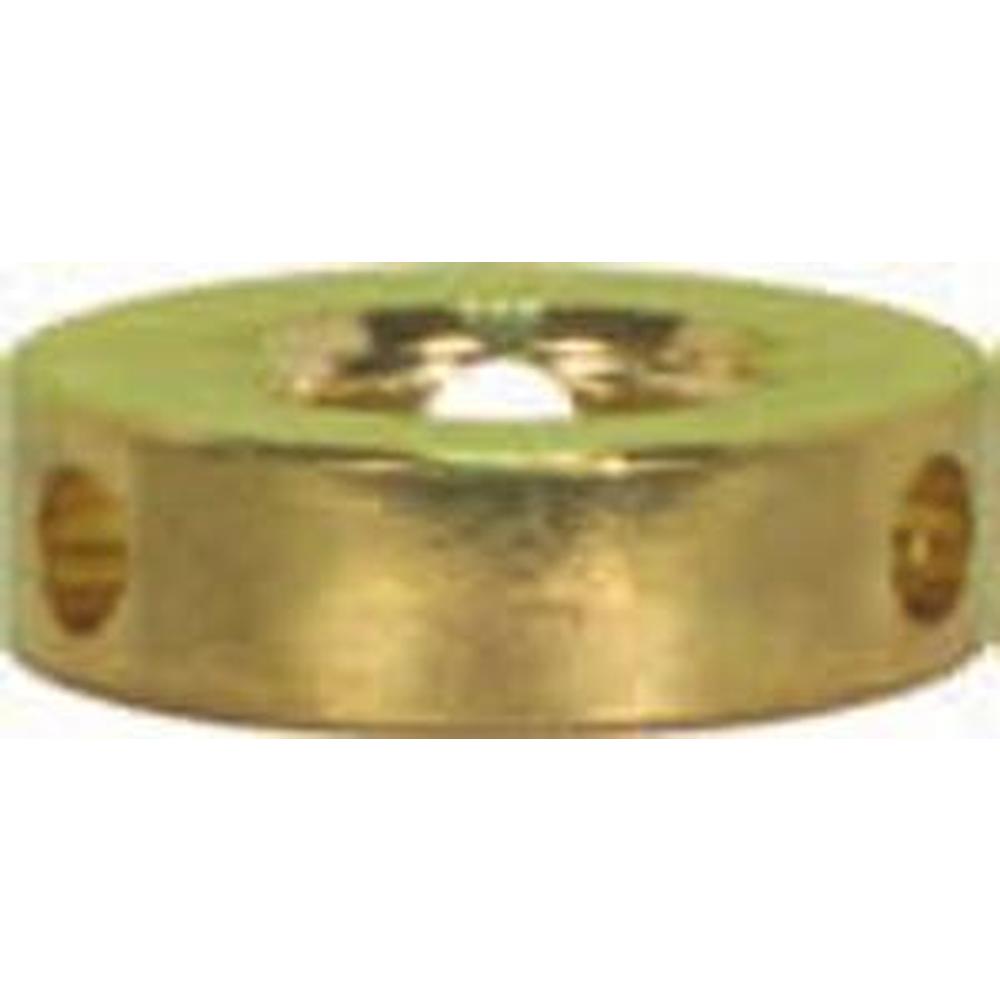 Satco 3 Hole Brass Finish Shade Ring