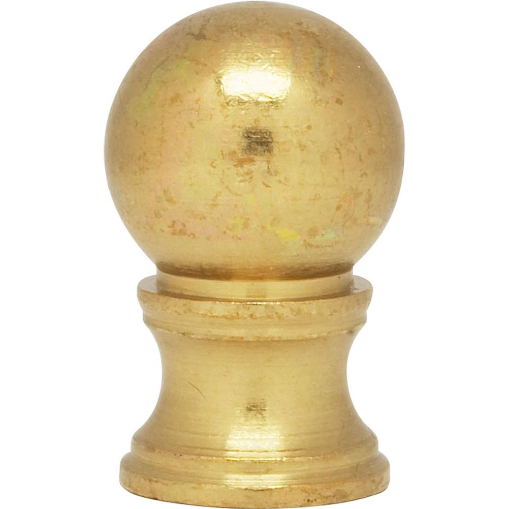 Satco 5/8'' Brass Ball Finial