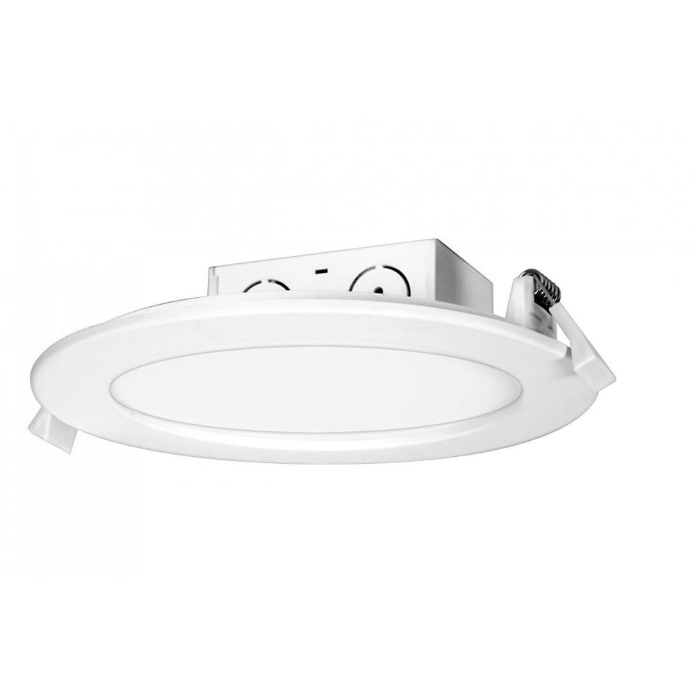 Satco 11.6 W LED Direct Wire Downlight, Edge-lit, 5-6'', 3000K, 120 V, Dimmable