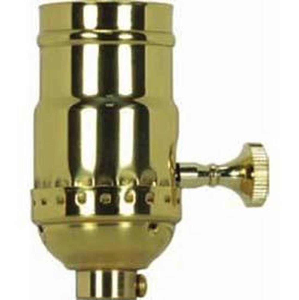 Satco Polished Nickel Solid Brass Hi-low Socket