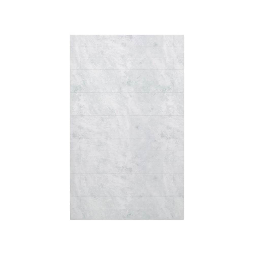 Swan MSMK-7262-1 62 x 72 Swanstone® Modern Subway Tile Glue up Bathtub and Shower Single Wall Panel in Ice