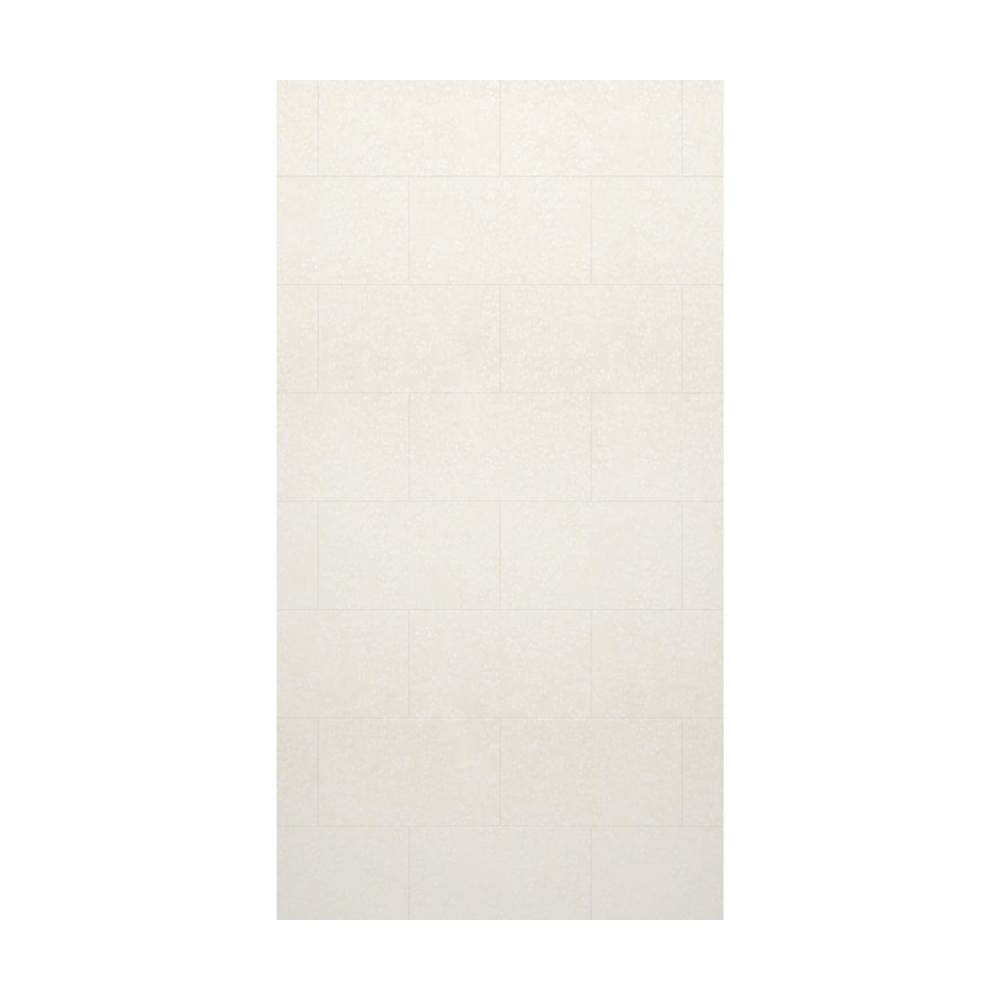 Swan TSMK-8450-1 50 x 84 Swanstone® Traditional Subway Tile Glue up Bathtub and Shower Single Wall Panel in Tahiti White