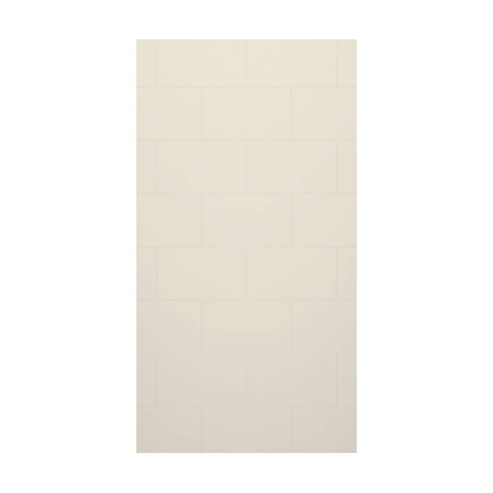 Swan TSMK-7250-1 50 x 72 Swanstone® Traditional Subway Tile Glue up Bathtub and Shower Single Wall Panel in Bisque