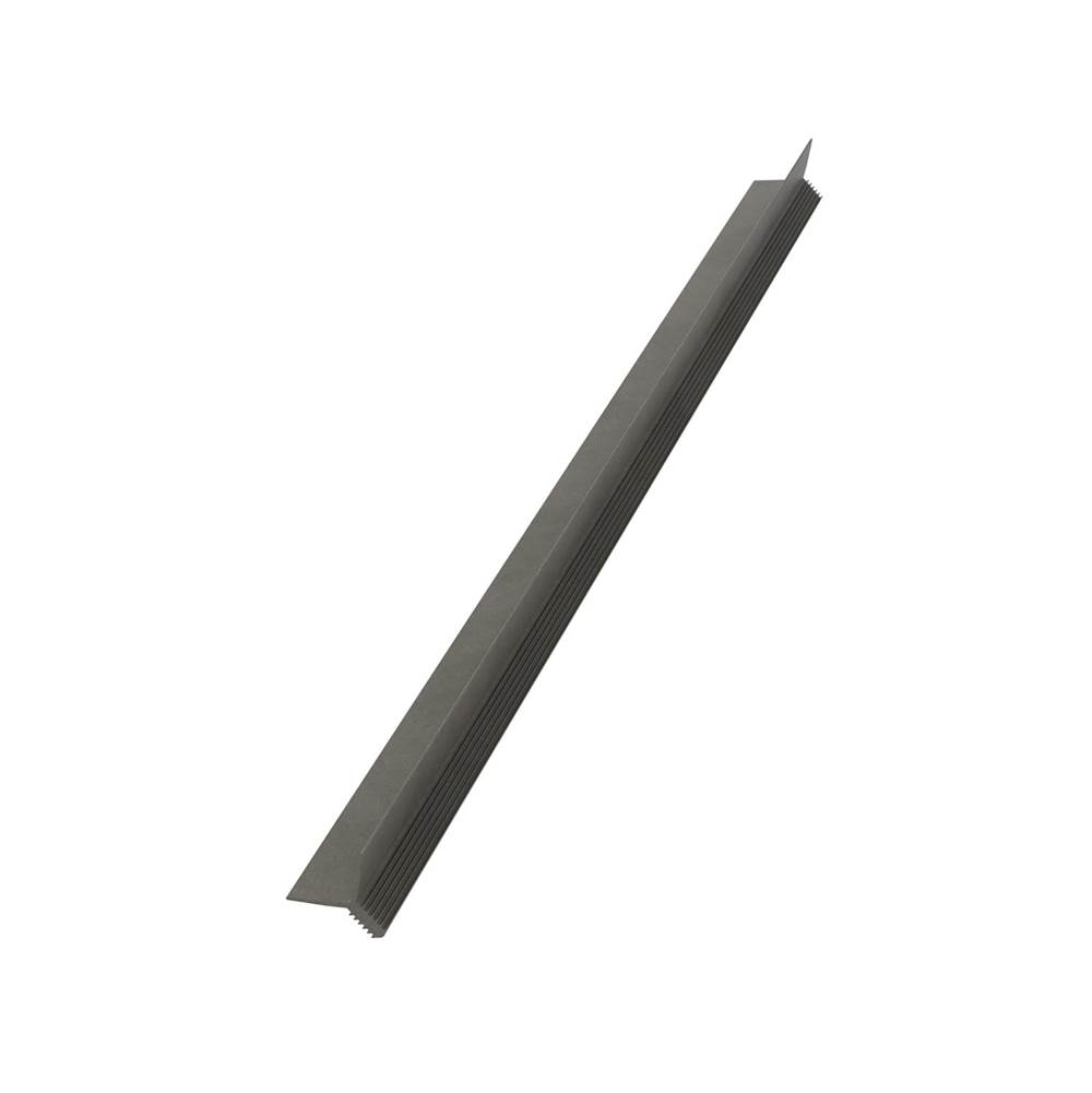Swan 96 in. Corner Trim Kit with PVC Top in Charcoal Gray