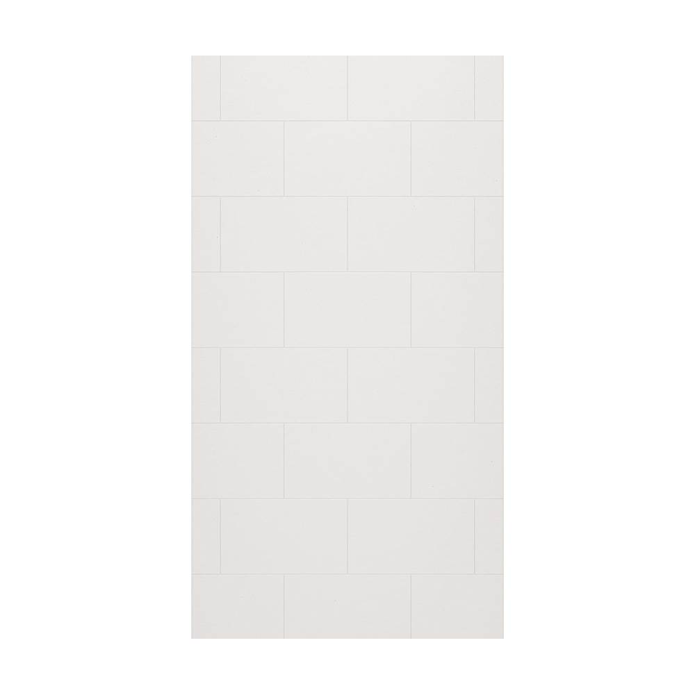 Swan TSMK-8450-1 50 x 84 Swanstone® Traditional Subway Tile Glue up Bathtub and Shower Single Wall Panel in Birch