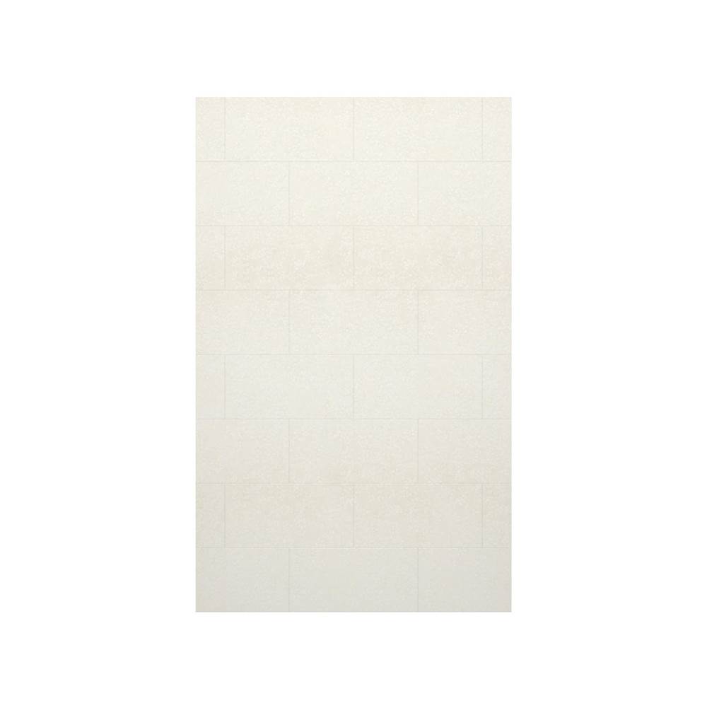 Swan TSMK-9632-1 32 x 96 Swanstone® Traditional Subway Tile Glue up Bathtub and Shower Single Wall Panel in Tahiti White