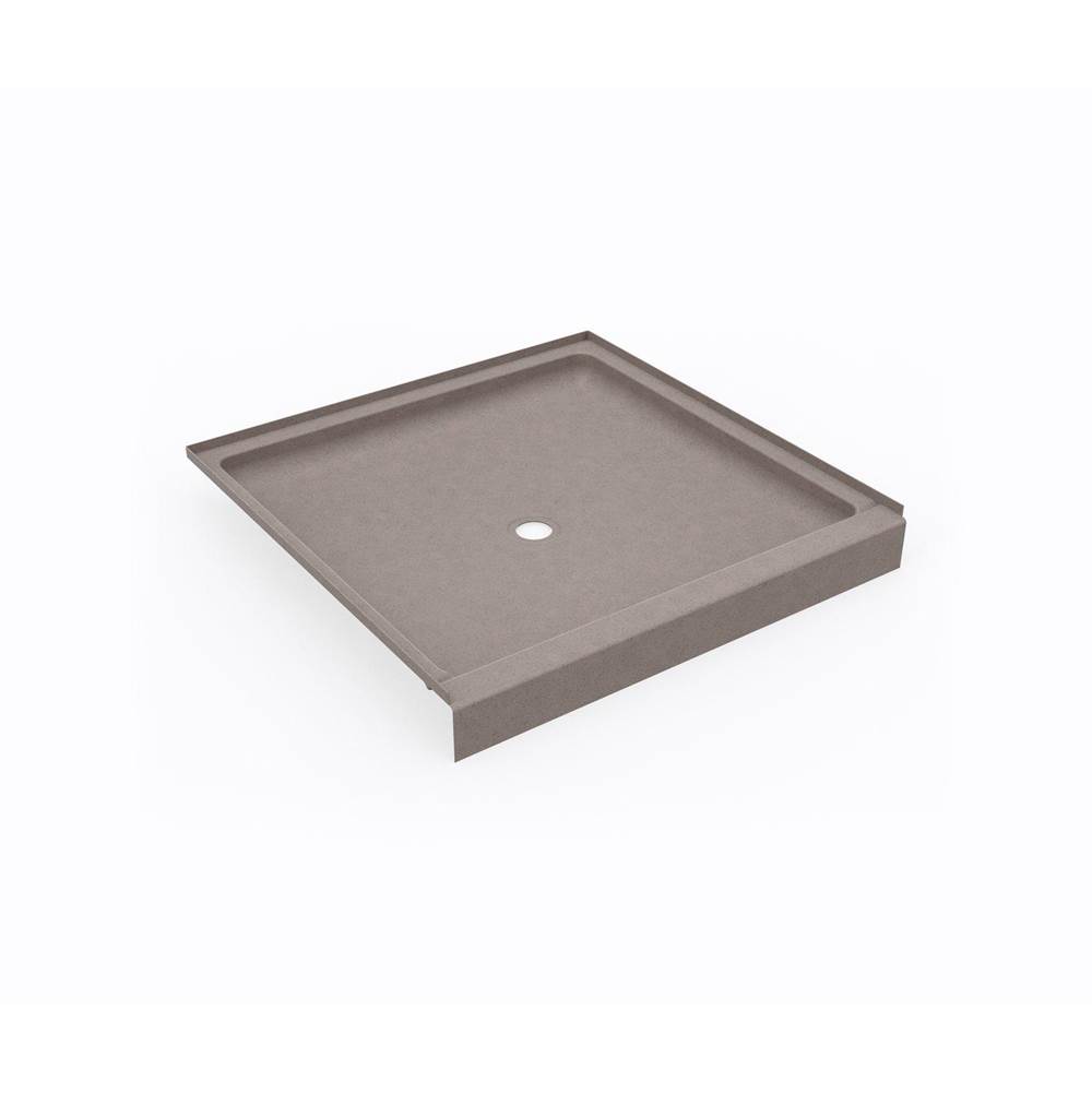 Swan SS-4242 42 x 42 Swanstone® Alcove Shower Pan with Center Drain Clay