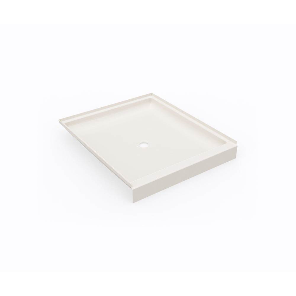 Swan SS-4236 42 x 36 Swanstone® Alcove Shower Pan with Center Drain in Bisque