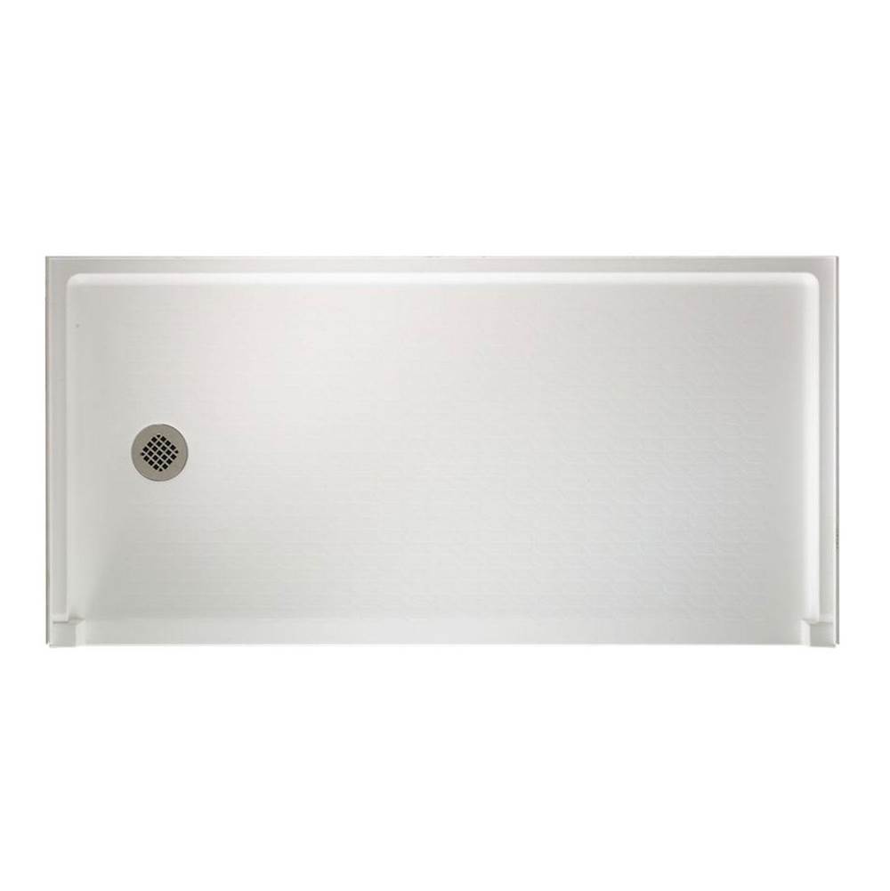 Swan SBF-3060 30 x 60 Swanstone Alcove Shower Pan with Left Hand Drain Ash Gray