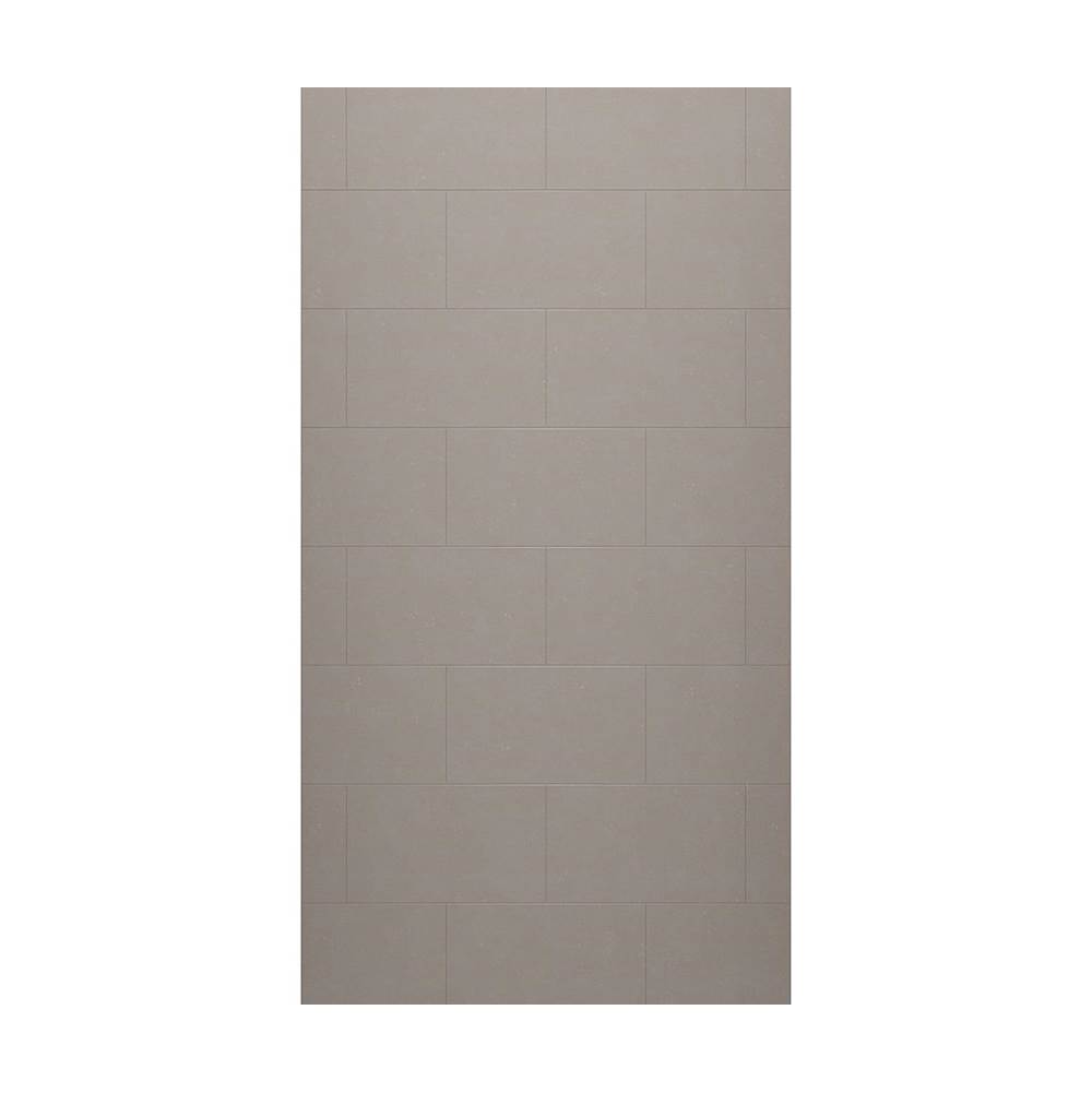 Swan TSMK-8450-1 50 x 84 Swanstone® Traditional Subway Tile Glue up Bathtub and Shower Single Wall Panel in Clay
